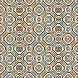 南宋装裱经皮上的菱格花卉纹