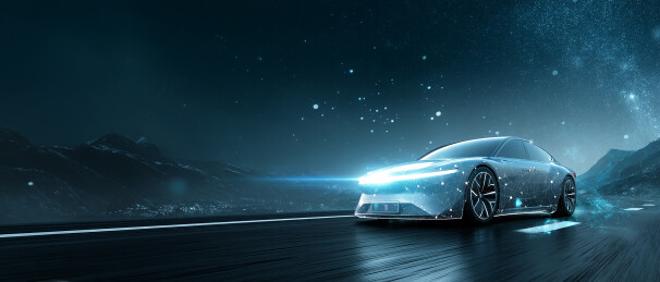 新能源汽车出行背景