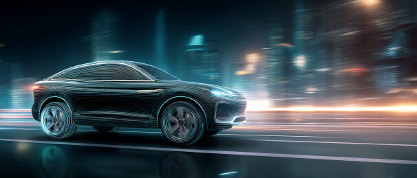 新能源汽车出行背景