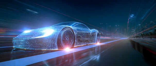 新能源汽车出行背景