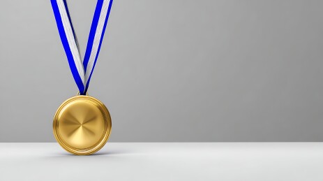 金牌特写背景简约