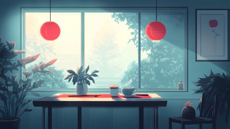 餐桌上静态摆放的精致筷子