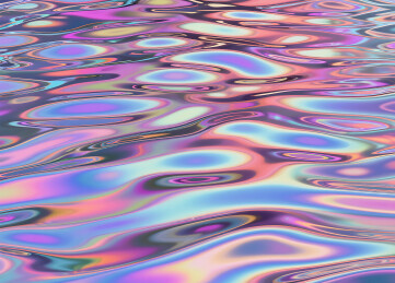 流体渐变色彩镭射水纹水平线背景