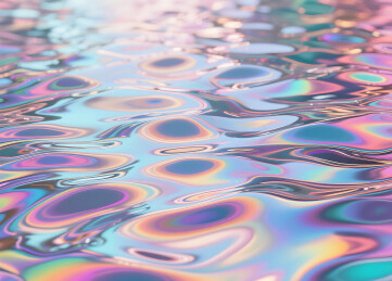 流体渐变色彩镭射水纹水平线背景