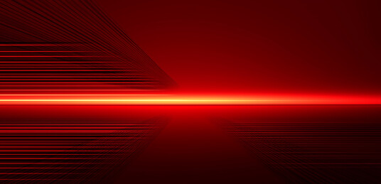 红金线条延伸科技感背景图
