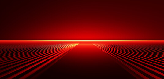 红金线条延伸科技感背景图