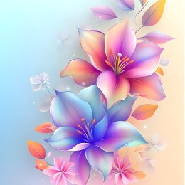 灰蓝绿几何拼接，简约抽象艺术图景