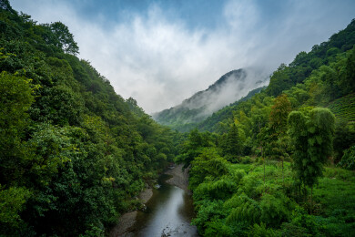 雨后的皖南山区