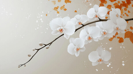 一株白兰花