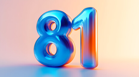 立体数字81