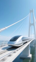 高速列车跨海行驶