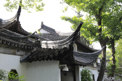 中国江苏省苏州园林风光