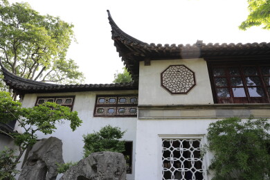 中国江苏省苏州园林风光