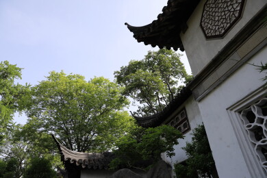中国江苏省苏州园林风光