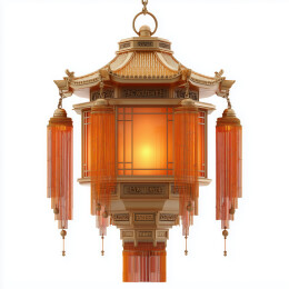 中国风复古灯笼