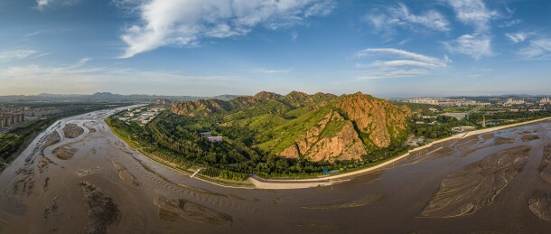 内蒙古自治区赤峰市红山区红山航拍