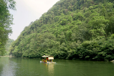 荔波县小七孔风景区 大七孔孟塘河游船