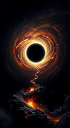 黑洞吞噬星辰