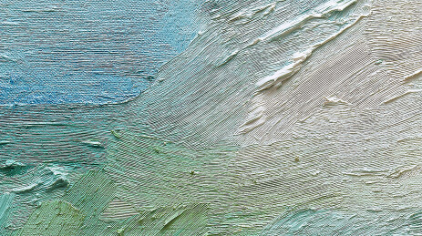 浅绿色和蓝色油画背景