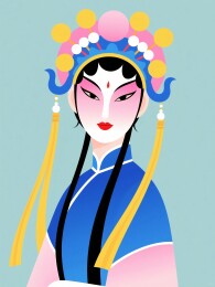 京剧旦角人物面部妆容艺术
