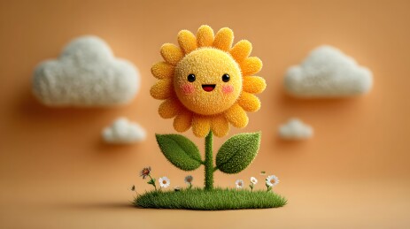 可爱太阳花