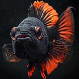 暗黑系火焰鱼的凝视