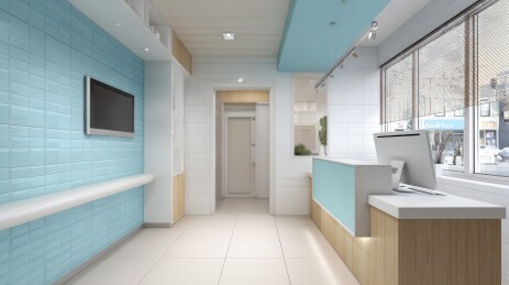 现代简约室内接待区设计