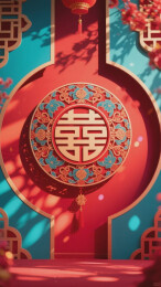 喜庆双囍装饰