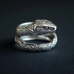 蛇头造型戒指
