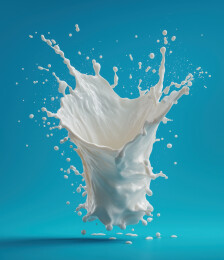 飞溅的牛奶元素