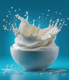 飞溅的牛奶元素