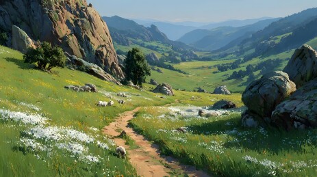 山谷牧羊小径