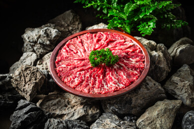 一盘鲜切牛肉