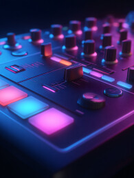 炫彩 DJ 设备灯光效果