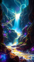 神秘山谷之光