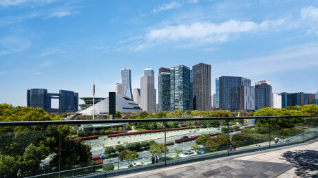 杭州金融区现代建筑景观