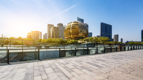 杭州金融区现代建筑景观