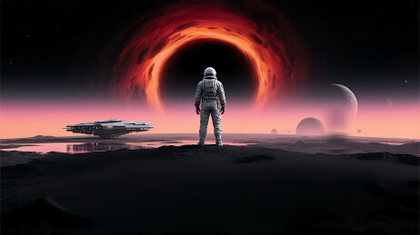 登月的太空宇航员