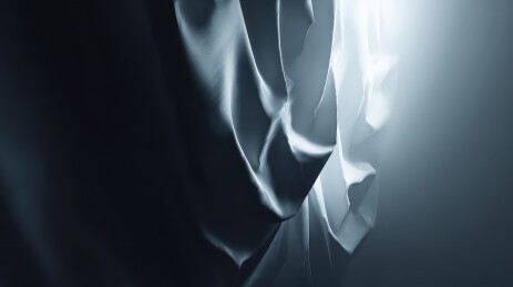 光影下的柔软白布充满艺术感