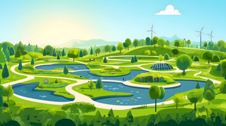 循环利用生态园