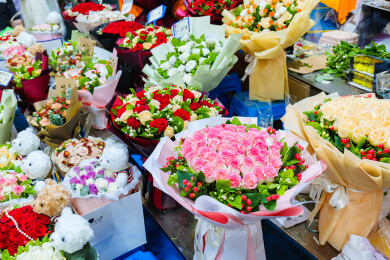 云南昆明斗南花市