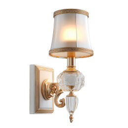 金色水晶玻璃壁灯