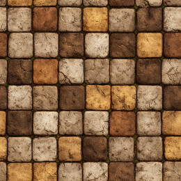 游戏风格鹅卵石地面纹理无缝贴图