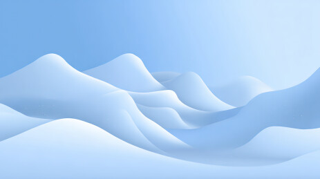 冬季的雪山和冰雪