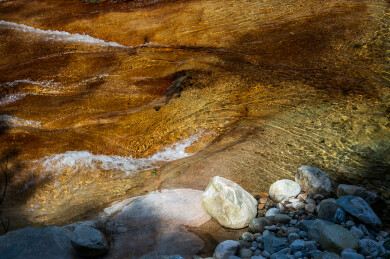 安徽天堂寨景区清澈的泉水