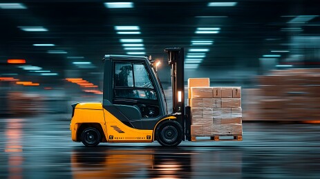叉车运输货物