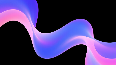 紫粉渐变曲线黑色背景