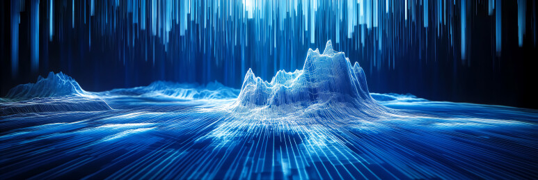 梦幻冰天雪地场景