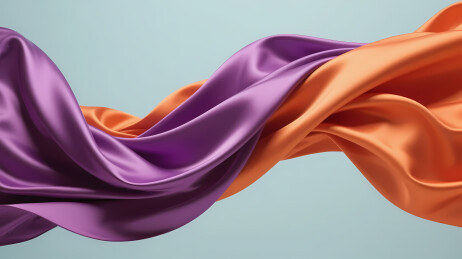 丝绸交织的流动设计