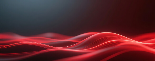 抽象流体流动深邃红色背景